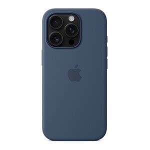 iPhone 16 Pro Silicone Case with MagSafe – Denim